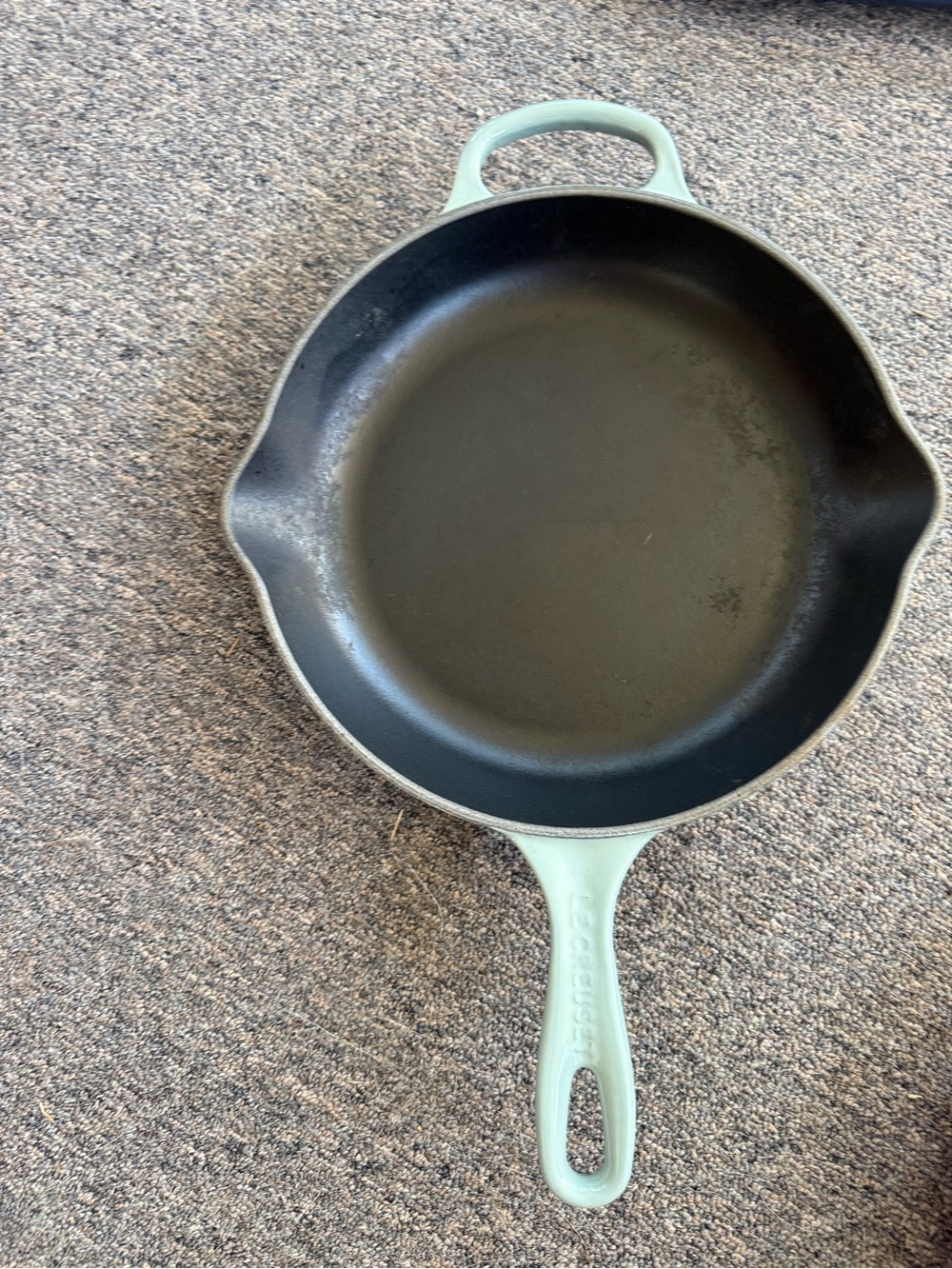 Le Creuset Enameled Cast Iron Frying Pan in Artichaut